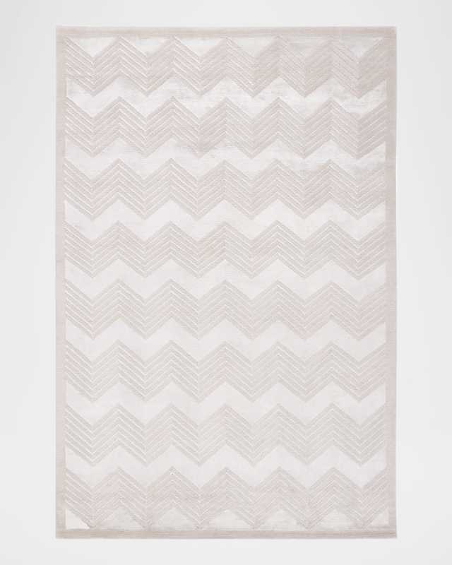 Monroe Chevron Hand Knotted Rug